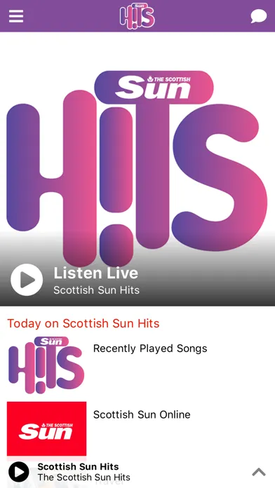Scottish Sun Radio Screenshots