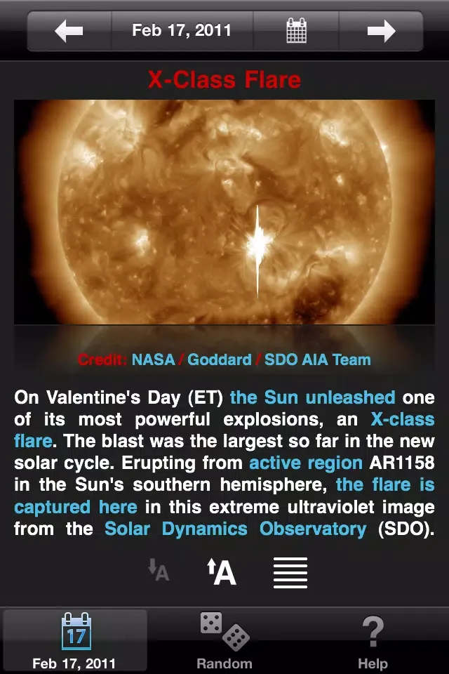 APODViewerLite - Astronomy Picture of the Day স্ক্রিনশট