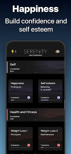 Serenity: Guided Meditation应用截图