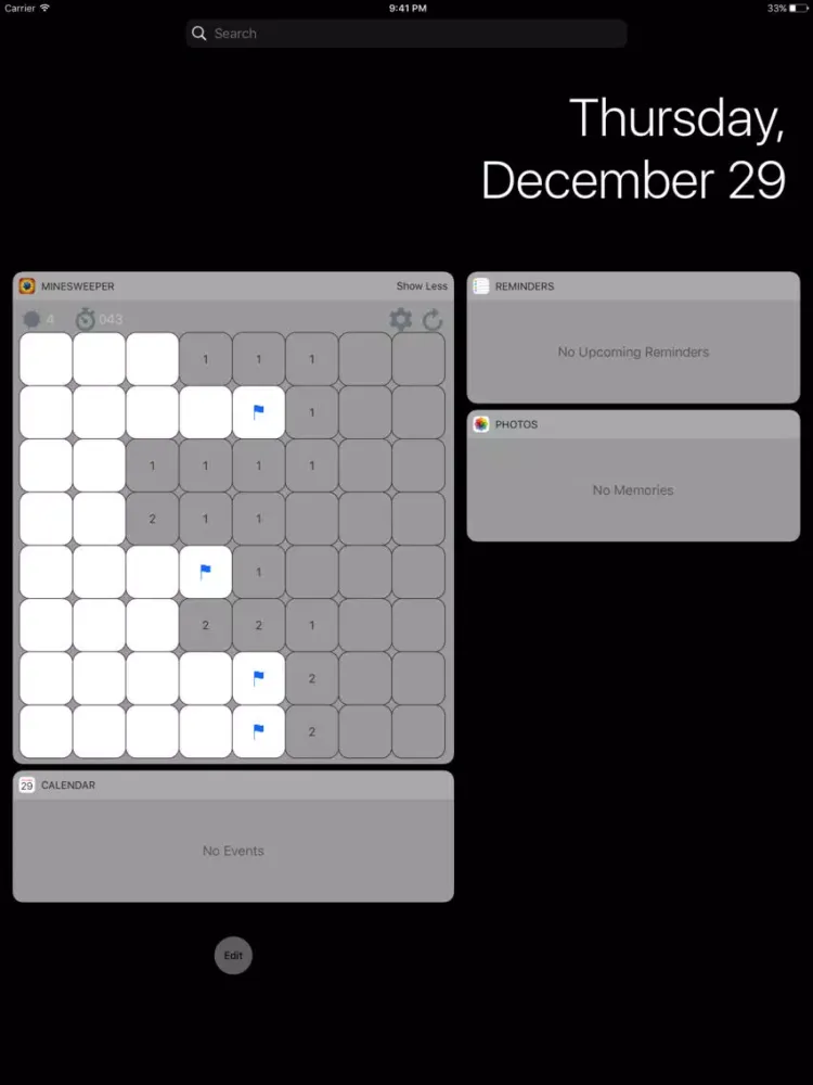 Minesweeper - Widget Edition iPad  Screenshots