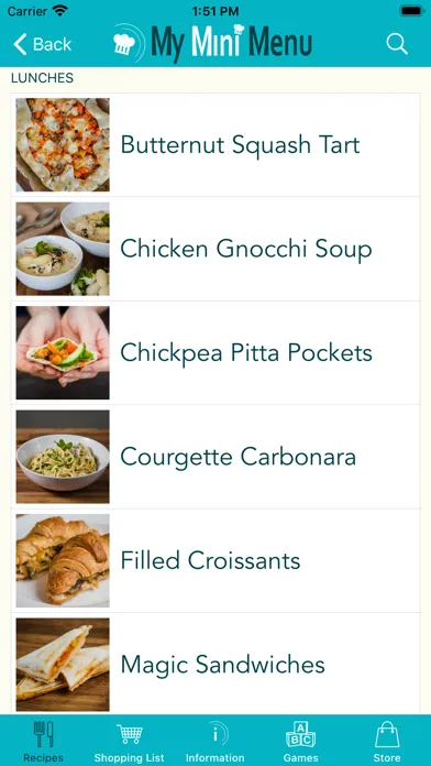 Capturas de tela do My Mini Menu