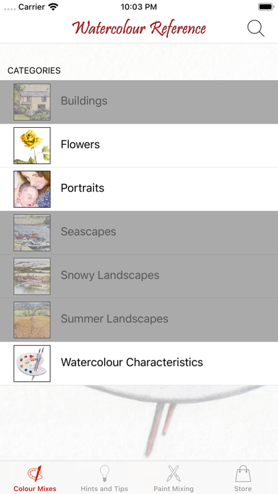 Screenshot di Watercolour Reference