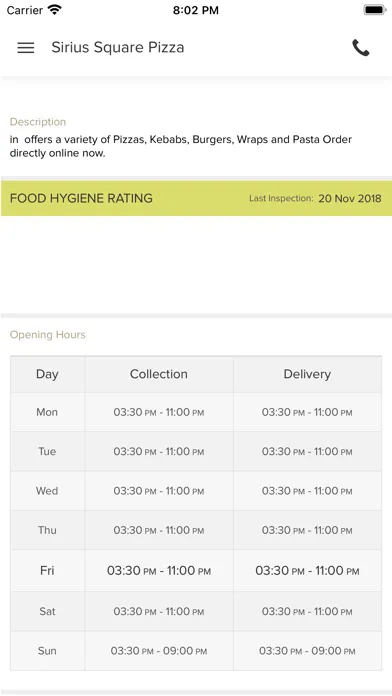 Sirius Square Pizza Screenshots
