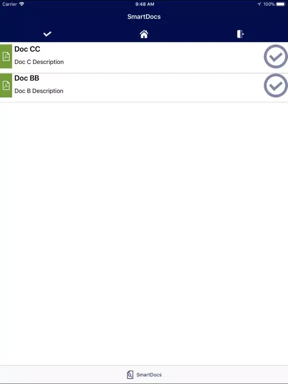 My SmartTask iPad  سکرین شاٹس