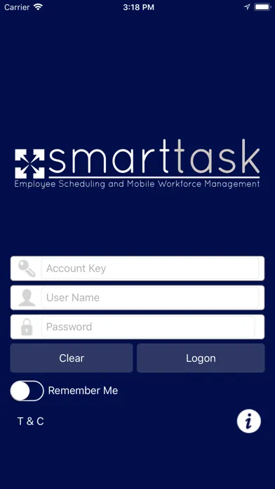 Tangkapan layar SmartTask Advanced