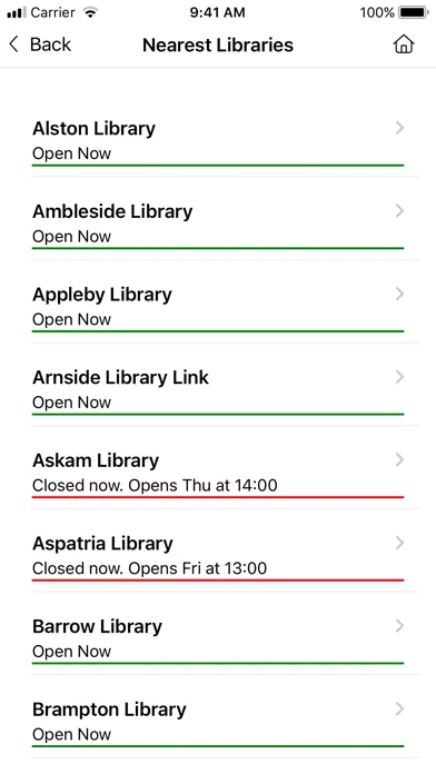 Ảnh chụp màn hình của CWF Libraries
