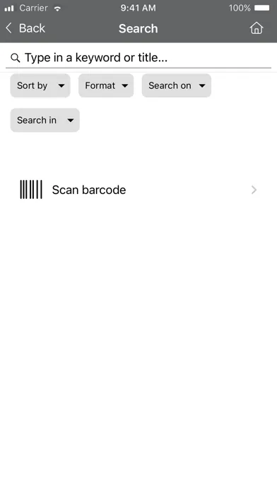 Ảnh chụp màn hình của Plymouth Libraries App