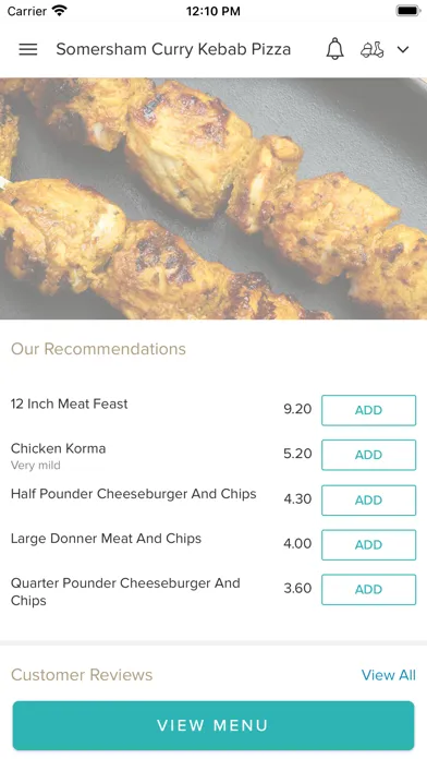 Скриншоты Somersham Curry & Kebab House.