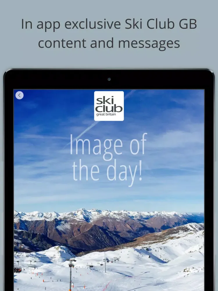 Ski Club Snow Reports iPad  Screenshots