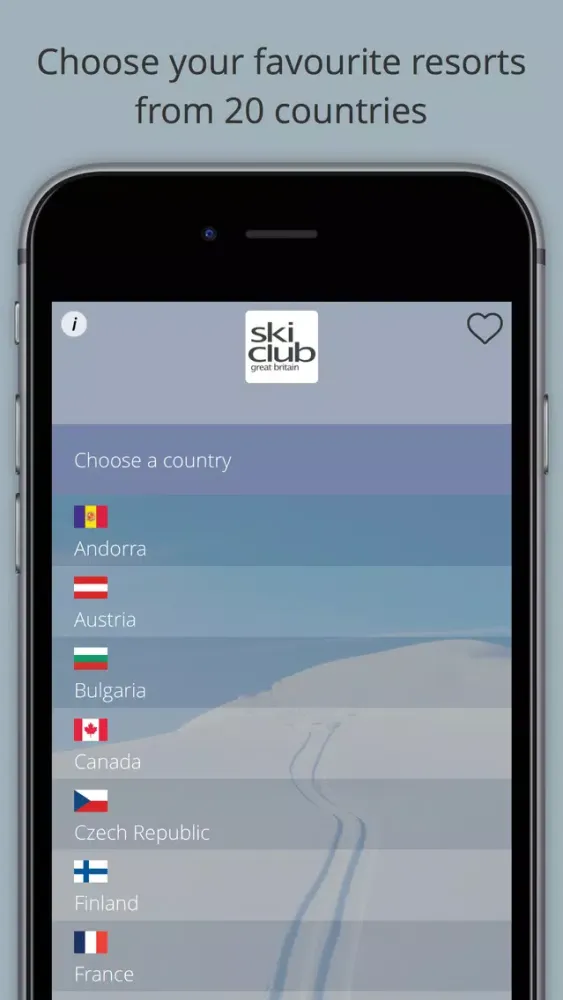 Ski Club Snow Reports Screenshots