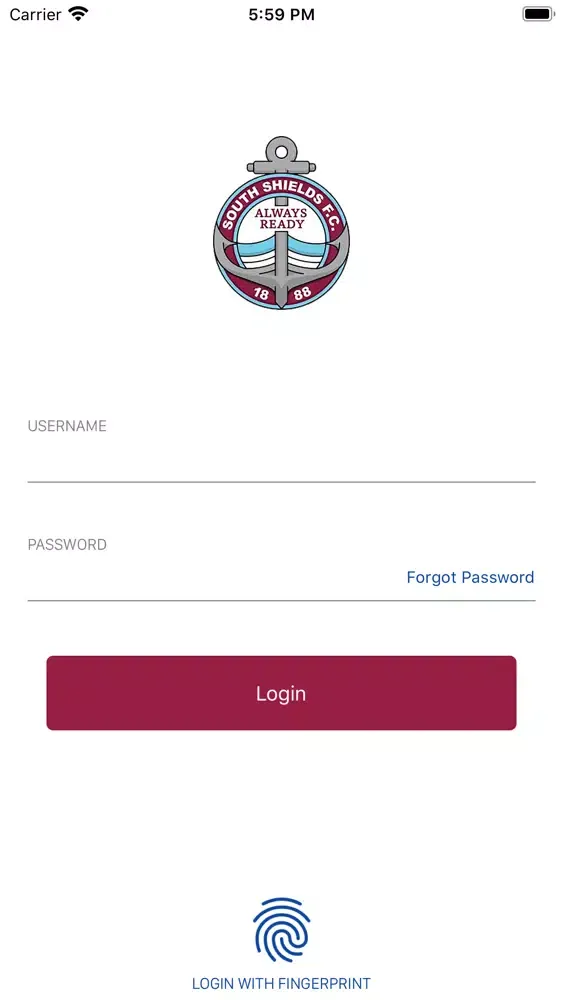 Screenshot di South Shields FC Ticket App