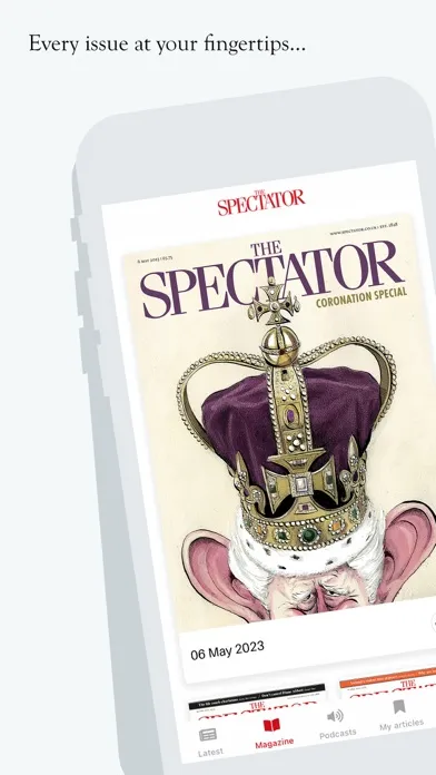 Capturas de pantalla de The Spectator Magazine
