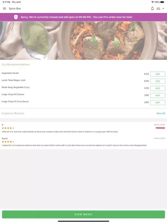 Capturas de pantalla de Spice Box. iPad 