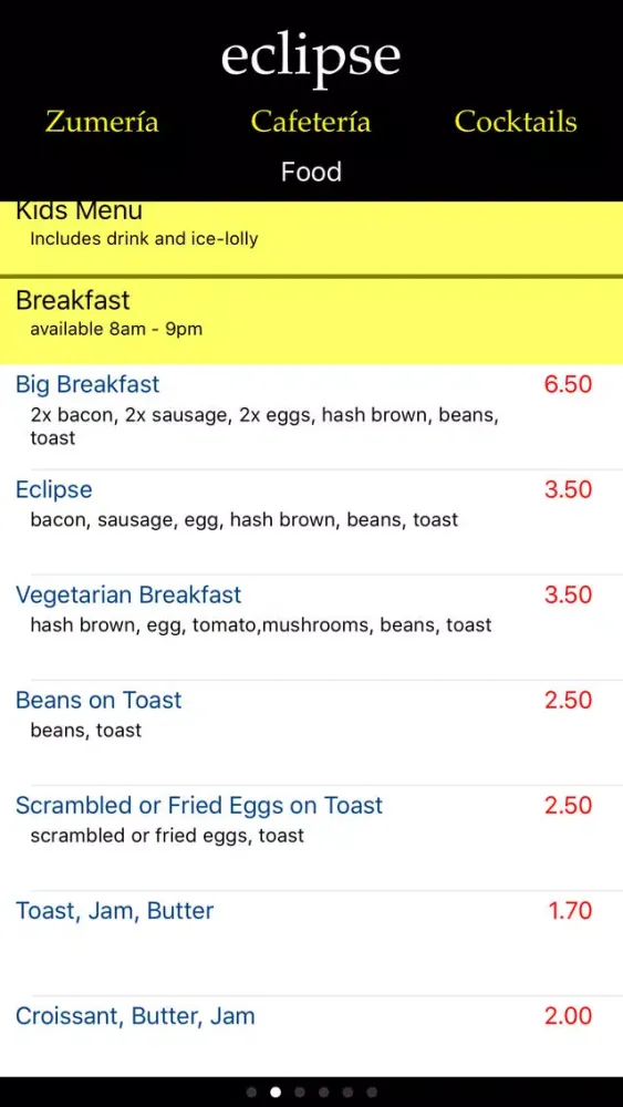 Eclipse Bar Screenshots