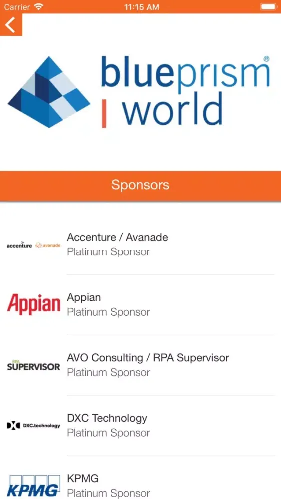 Blue Prism World 2019 Screenshots