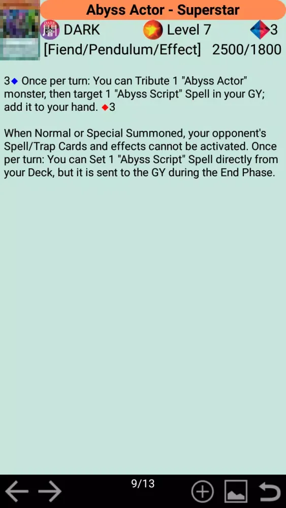Database for Yugioh Cards Screenshots