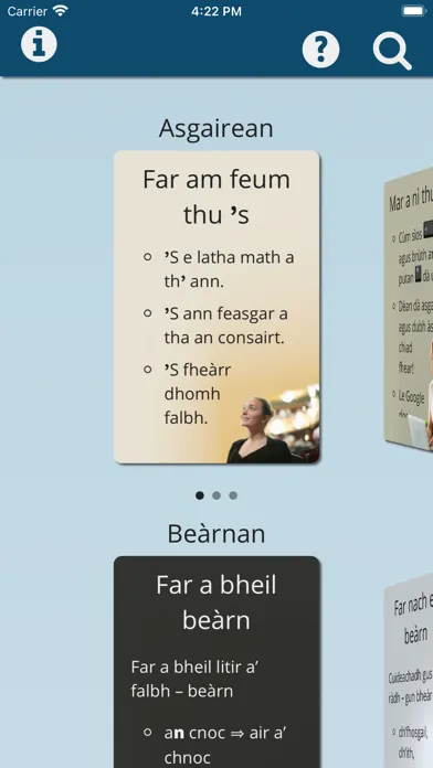 Iùl Gràmair سکرین شاٹس
