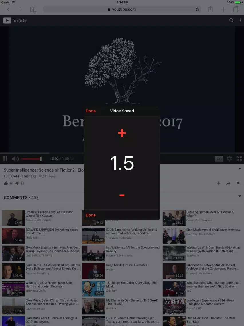 Video Speed iPad 应用截图