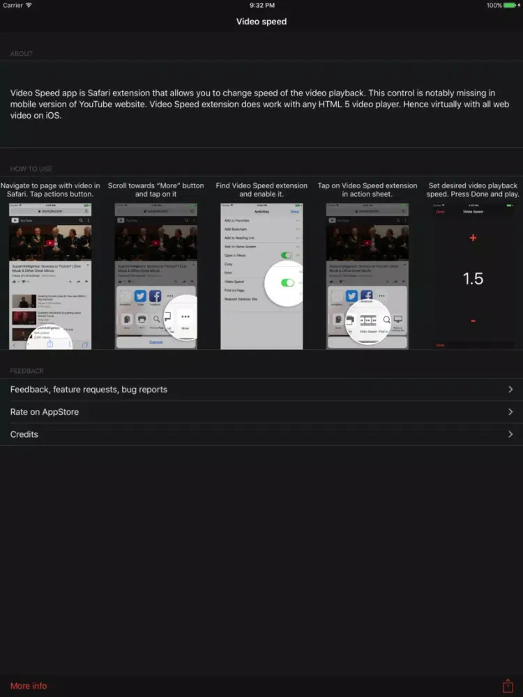 Video Speed iPad  スクリーンショット