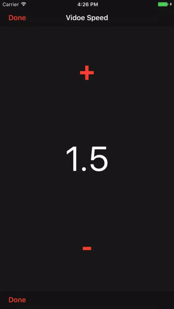 Video Speed スクリーンショット