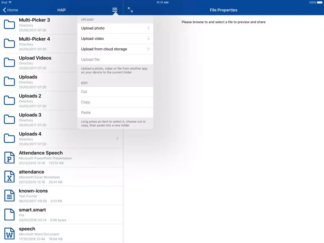 Zrzuty ekranu Home Access Plus+ iPad 