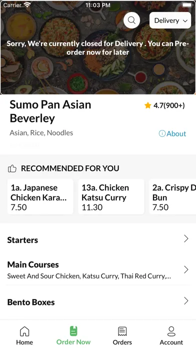 Sumo Pan Asian Beverley 스크린샷