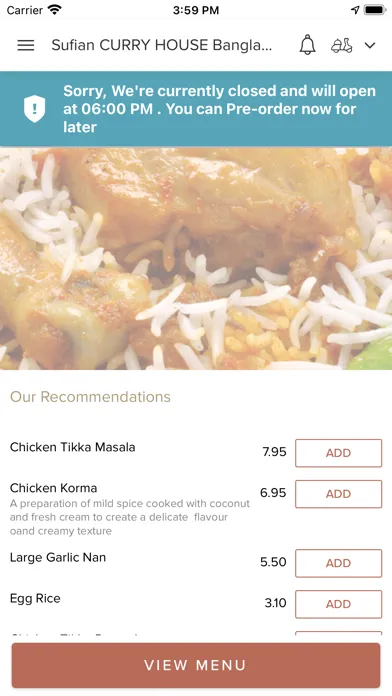 Sufian Curry House Bangladeshi应用截图