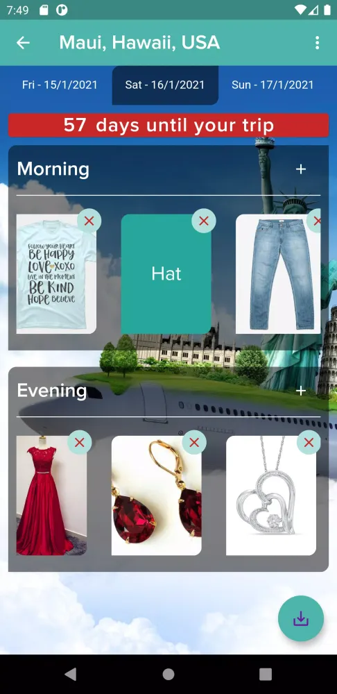Capturas de pantalla de SuitApp
