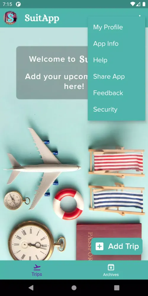 Capturas de pantalla de SuitApp