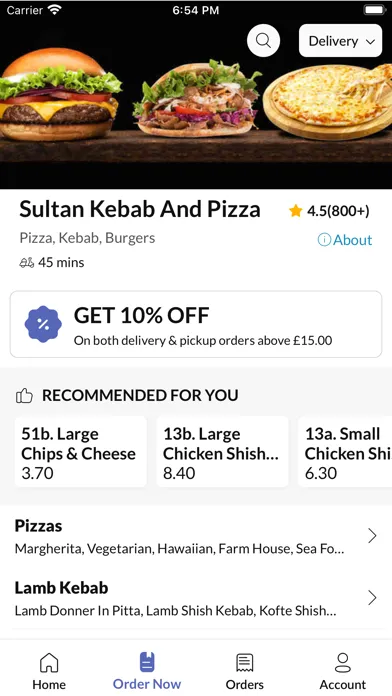 Sultan Kebab And Pizza Screenshots