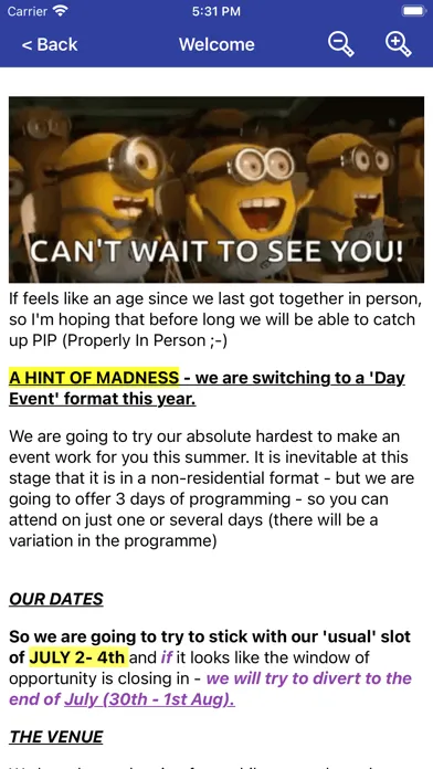 Tangkapan layar Summer Madness