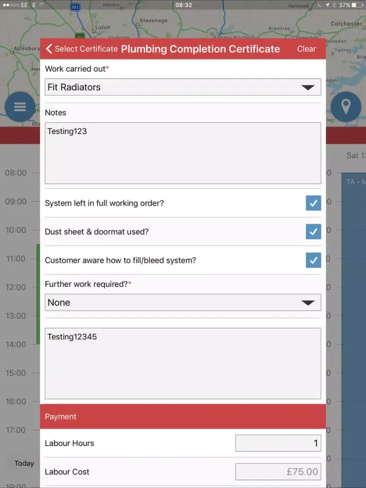 Screenshot di SureFire PA iPad 
