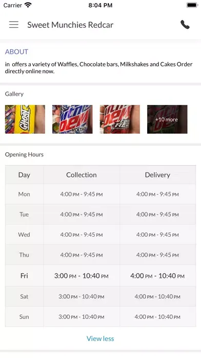 Sweet Munchies Redcar应用截图