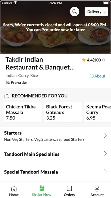 Zrzuty ekranu TakdirindianRestaurant&Banquet