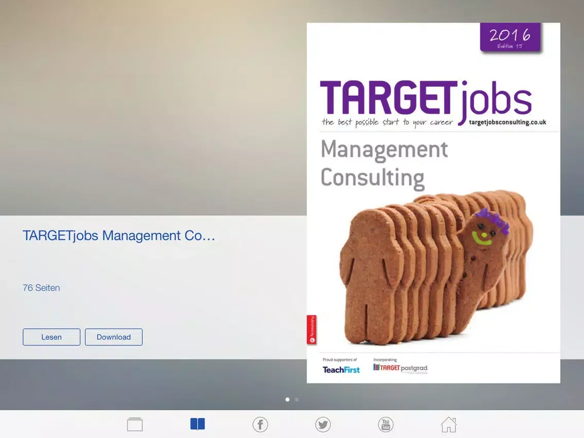 TARGETjobs Consulting iPad  स्क्रीनशॉट