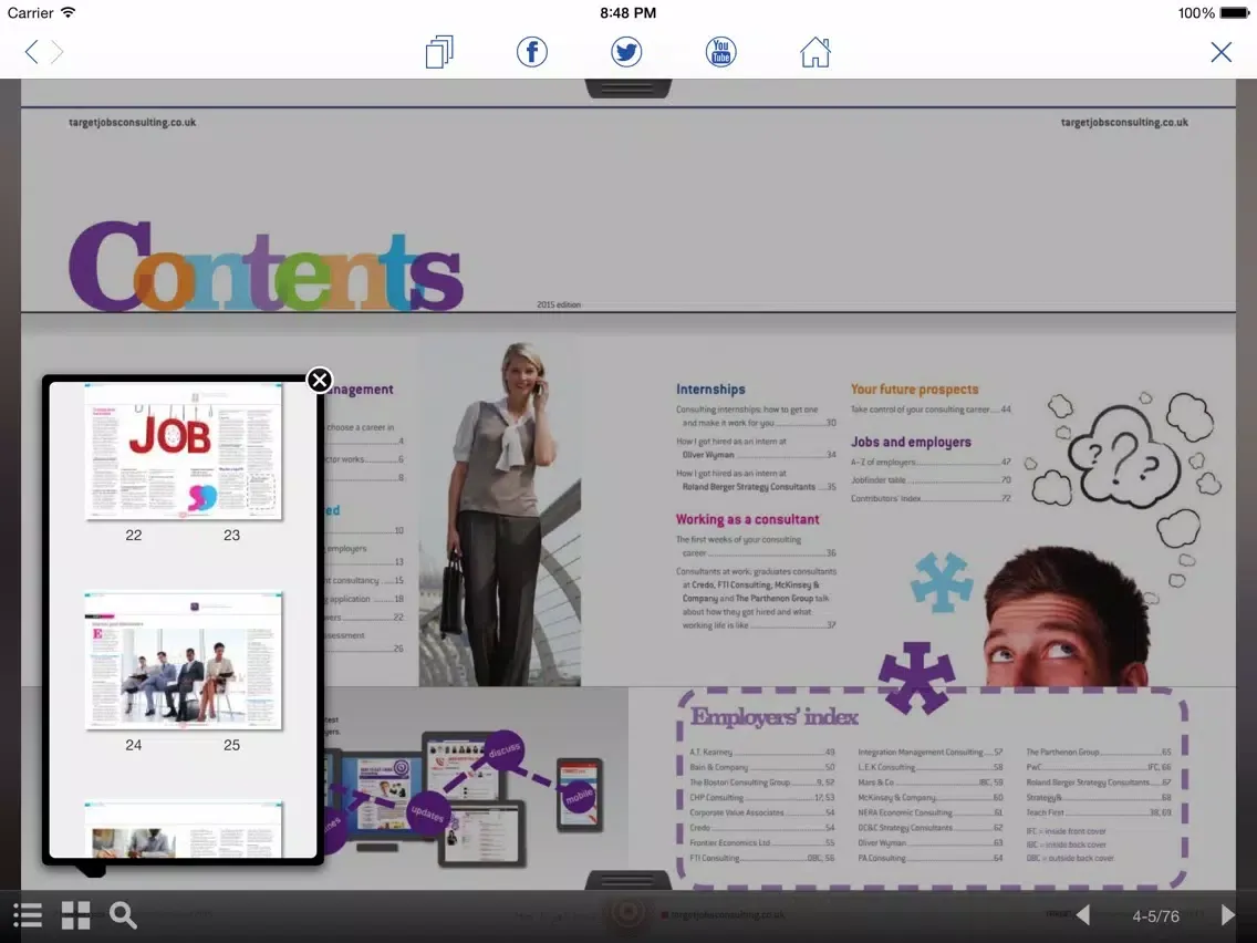 TARGETjobs Consulting iPad  स्क्रीनशॉट