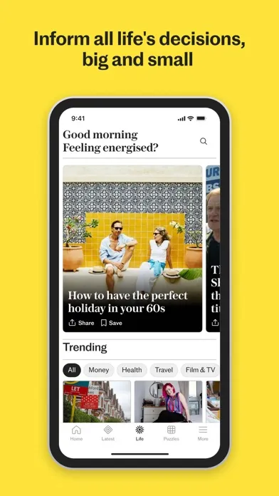 Capturas de pantalla de The Telegraph: UK & World News
