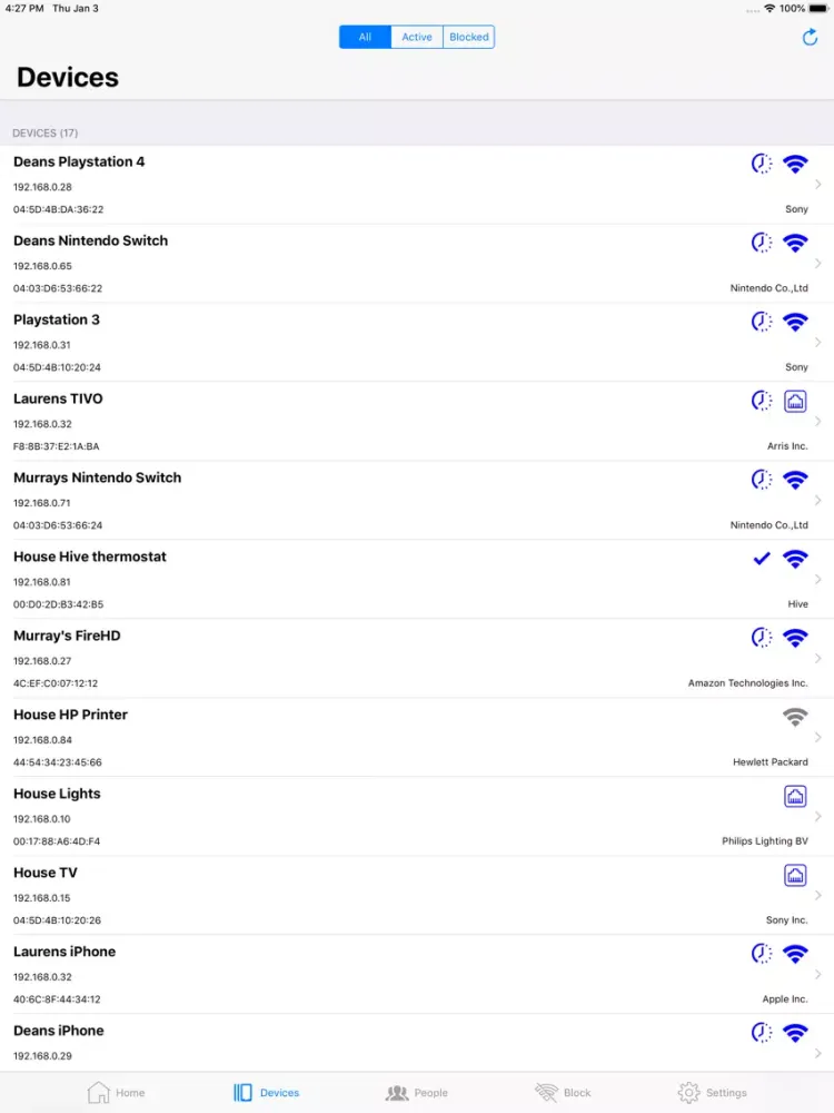 WiFi Billion Router App iPad  سکرین شاٹس