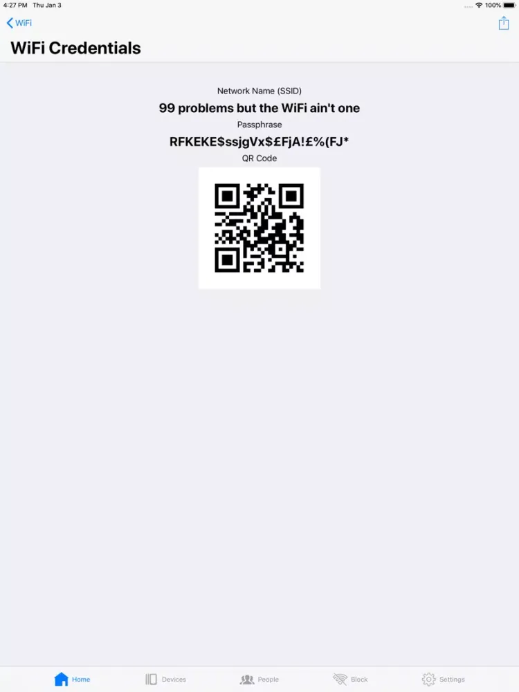 WiFi Billion Router App iPad  سکرین شاٹس