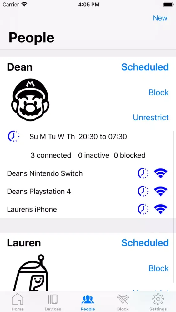 WiFi Billion Router App سکرین شاٹس