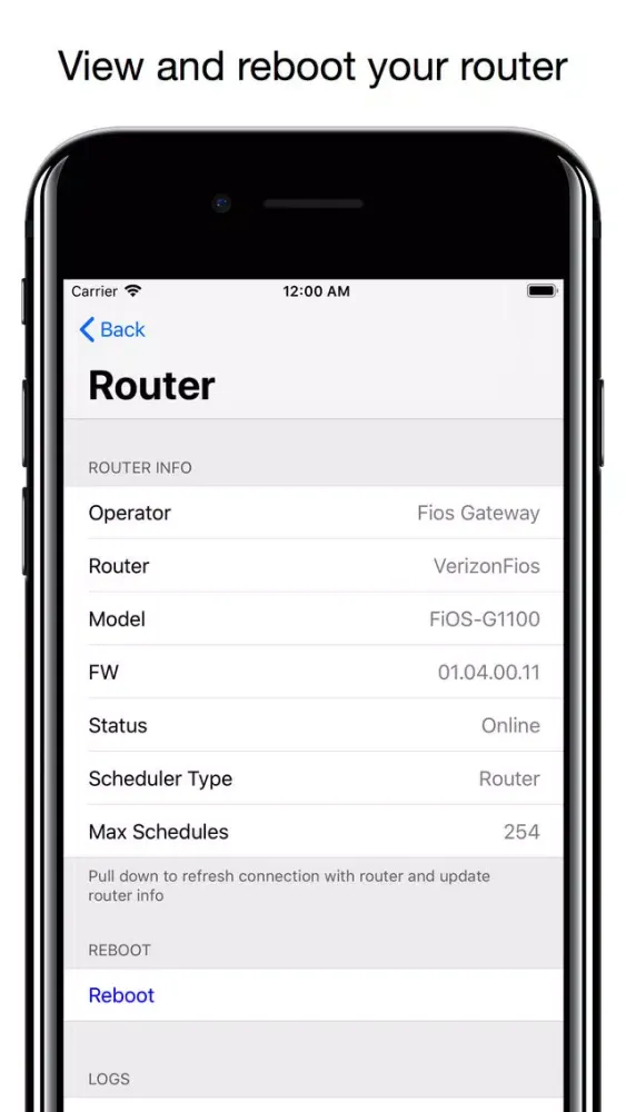 Parental Controls G1100 Router سکرین شاٹس