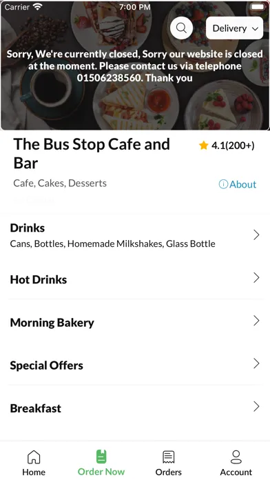 Zrzuty ekranu The Bus Stop Cafe & Bar