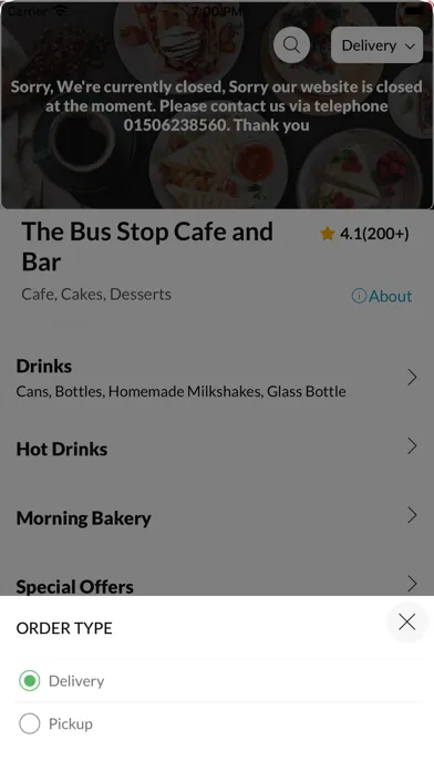 Zrzuty ekranu The Bus Stop Cafe & Bar