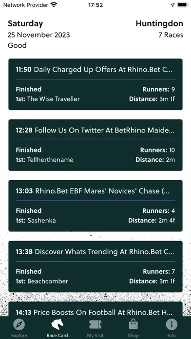 Huntingdon Racecourse سکرین شاٹس
