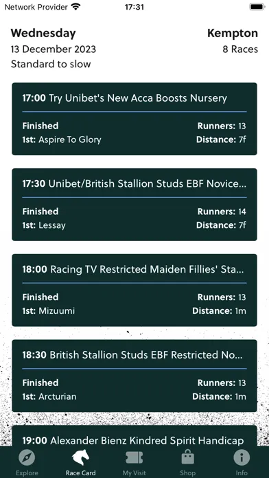 Capturas de pantalla de Kempton Park Racecourse