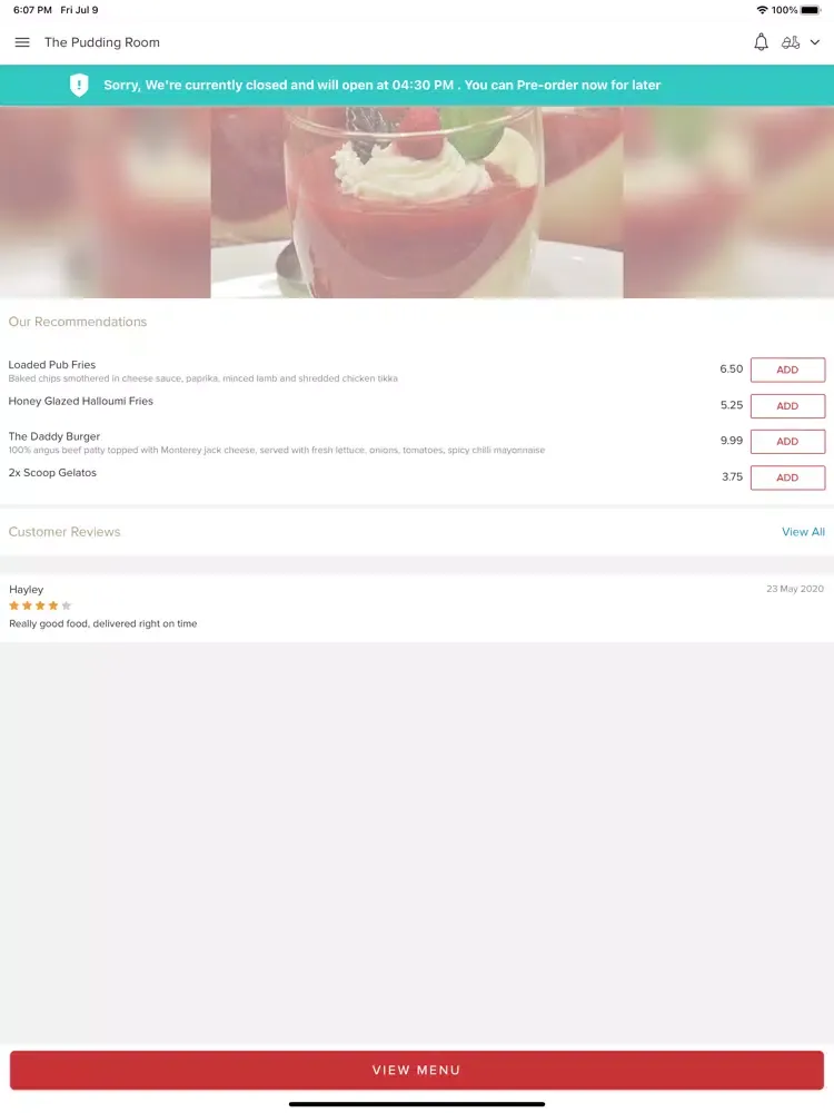 Скриншоты The Pudding Room iPad 