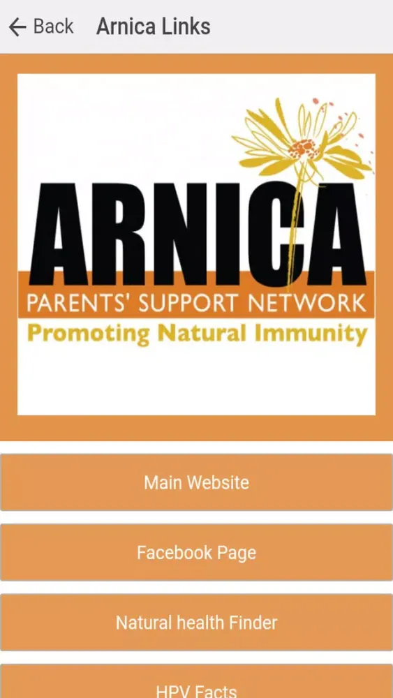 Capturas de pantalla de Arnica Parents Network