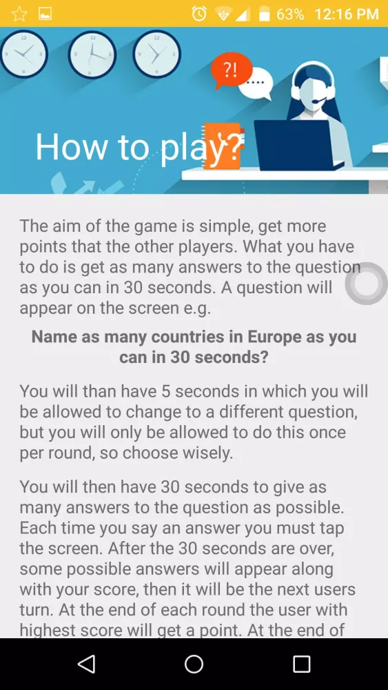 30 Seconds Challenge Screenshots