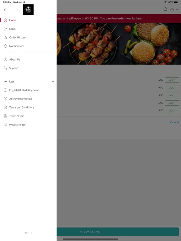 3 Guys Pizza iPad  Screenshots