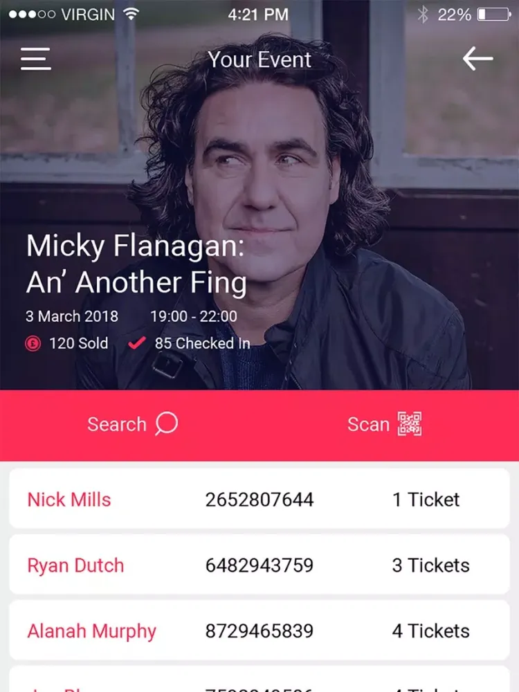 TicketText Scanner iPad  سکرین شاٹس